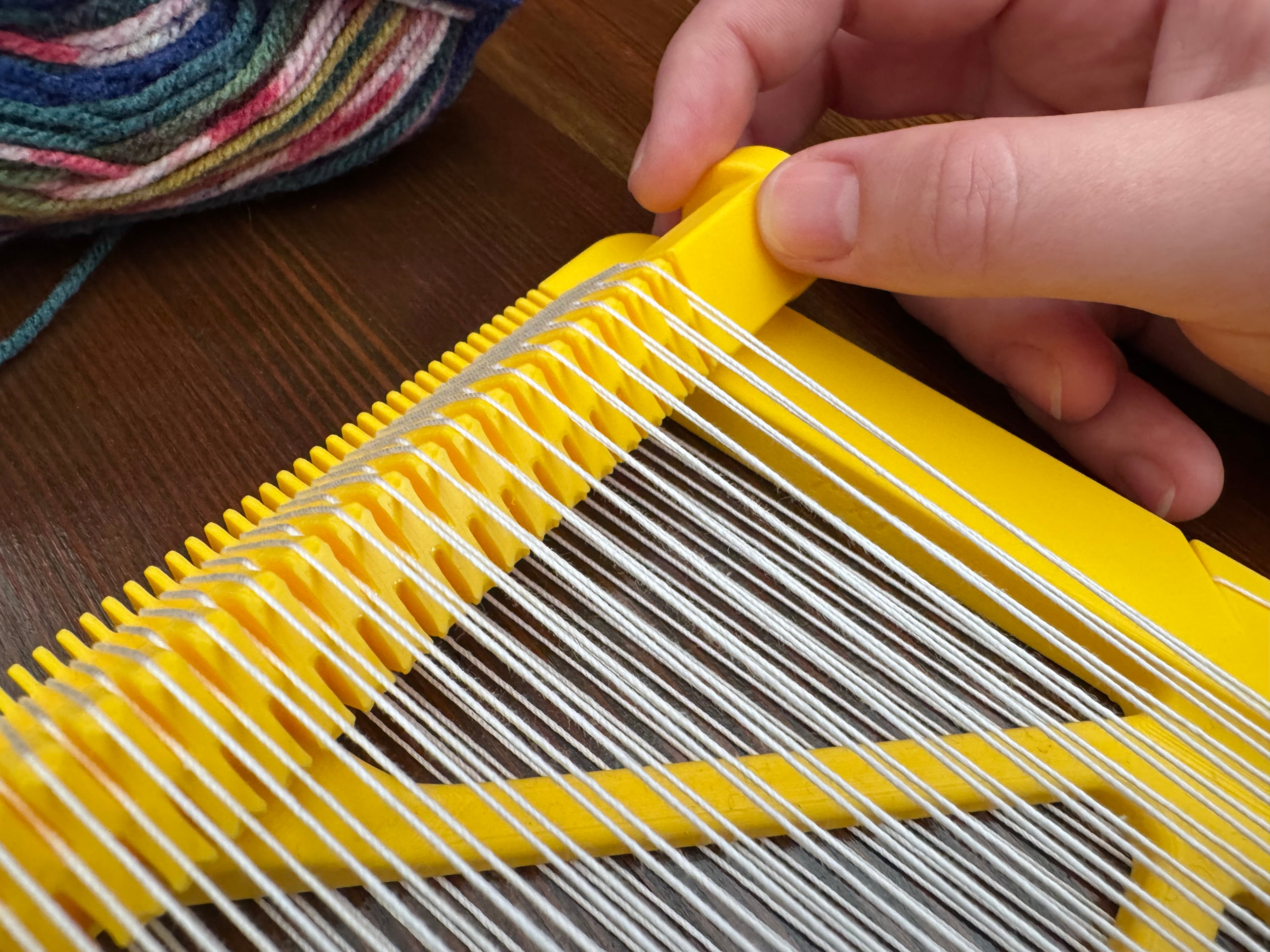 Pocket Loom Weaving Kit 7"x7" 10-dent 3d model