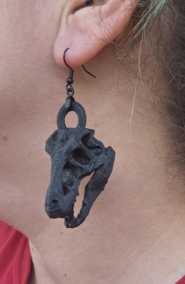 TrexEarring.3mf 3d model