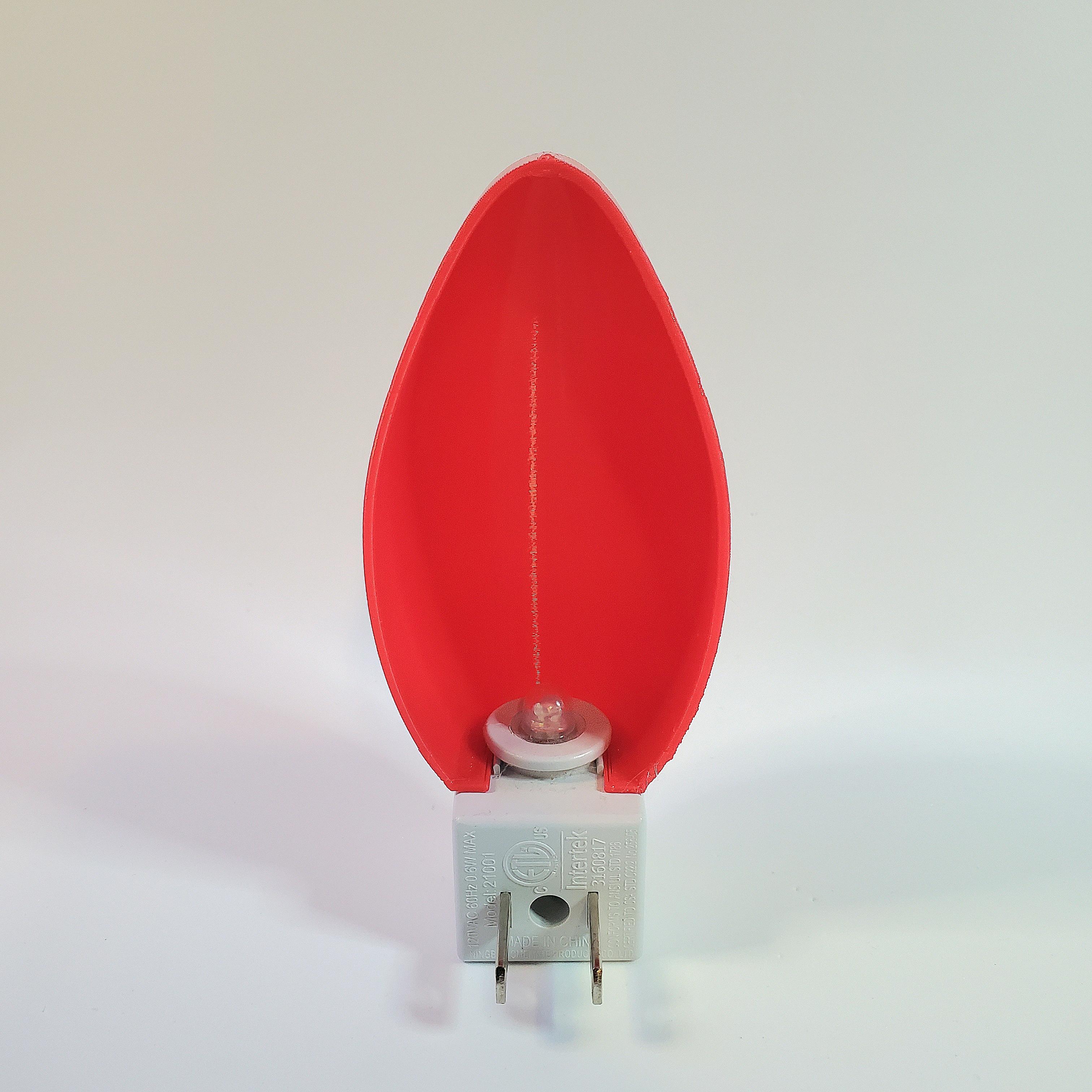 Classic Christmas Bulb Decorative Nightlight Shade 3d model