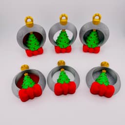 Christmas Tree Ornament Set 3d model