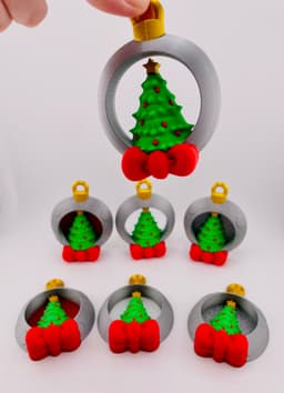 Christmas Tree Ornament Set 3d model