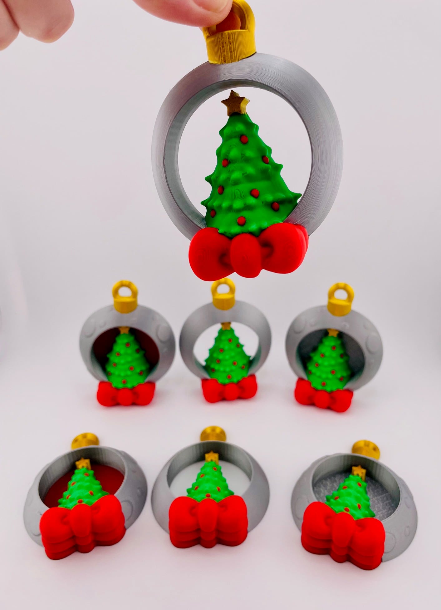 Christmas Tree Ornament Set 3d model