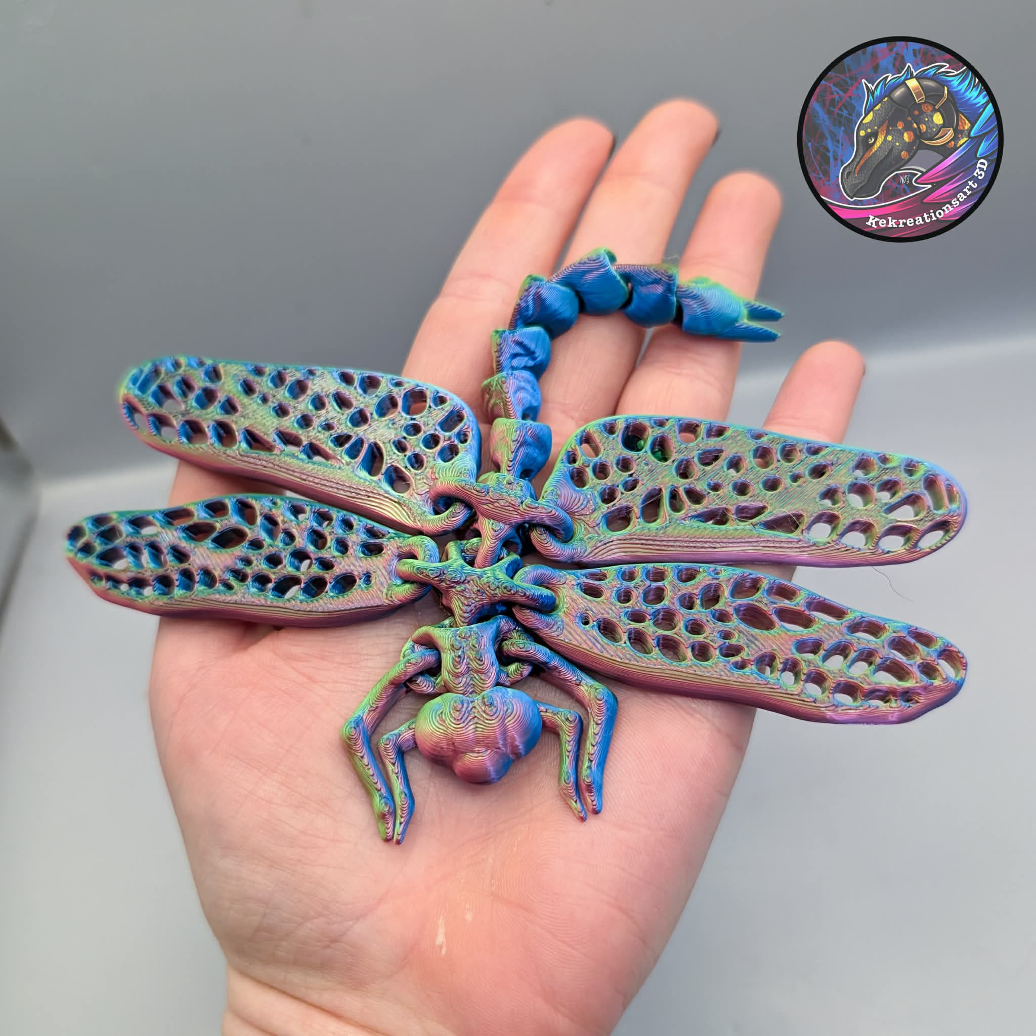 flexi dragonfly 3d model