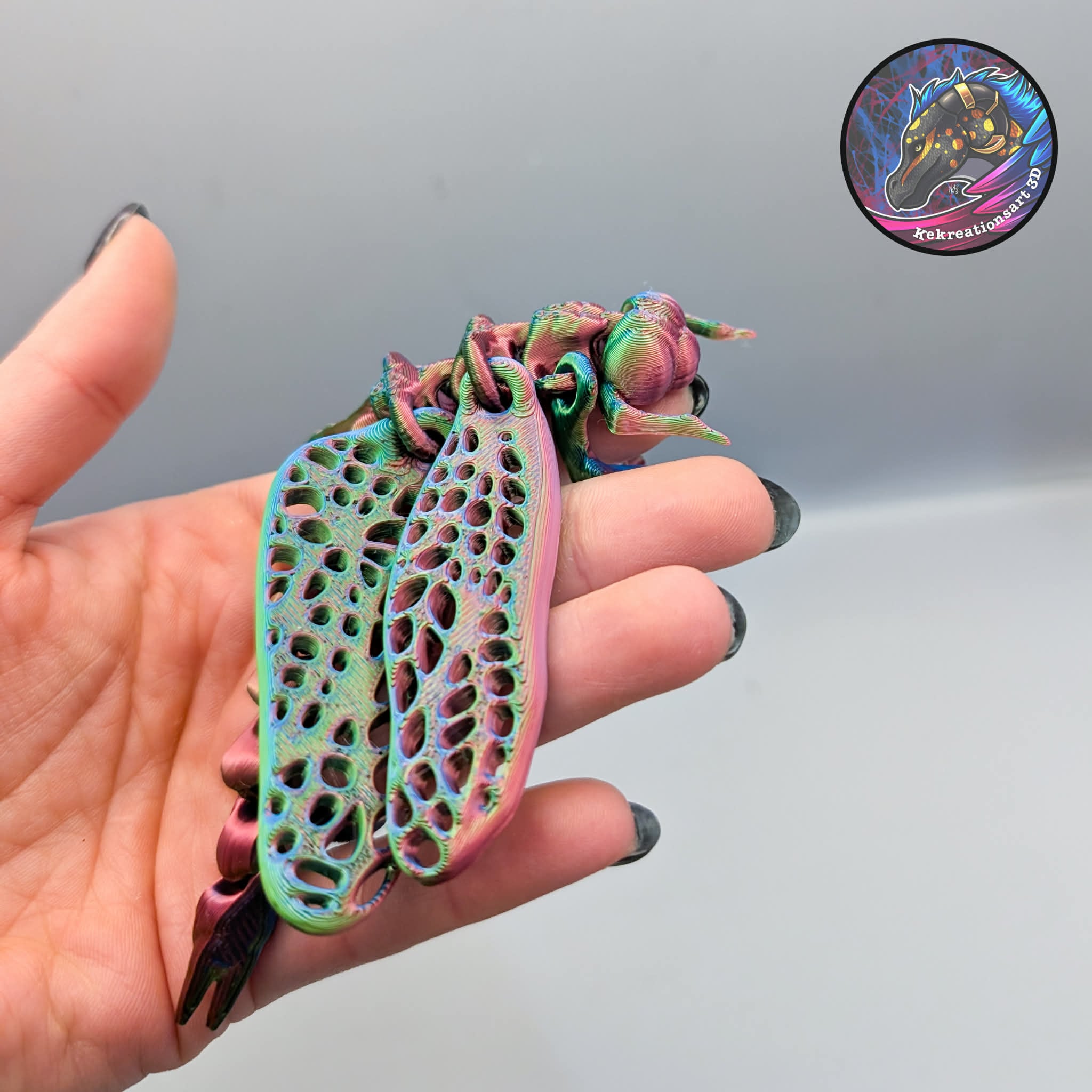 flexi dragonfly 3d model