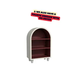 SHELF PRESENTER (TAMIN) - 4 VERSIONS / ARCH DISPLAY STAND / MODERN SHELF DECOR / HOMEDECOR 3d model