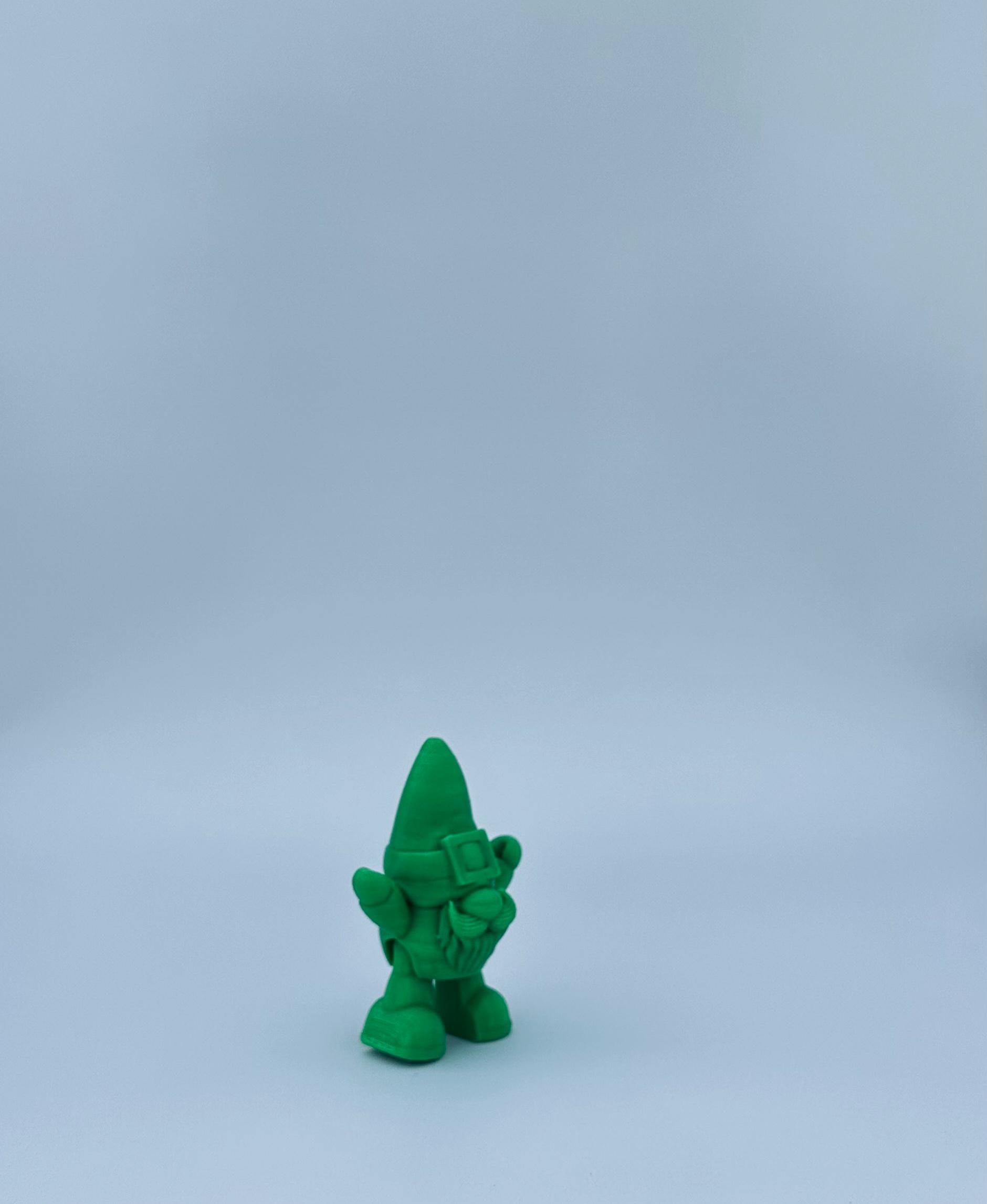 St Patty's Flexi Gnome - Articulated Fidget Toy 3d model
