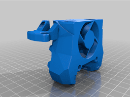 Stealthburner CW2 Mosquito BLTouch assembly 3d model