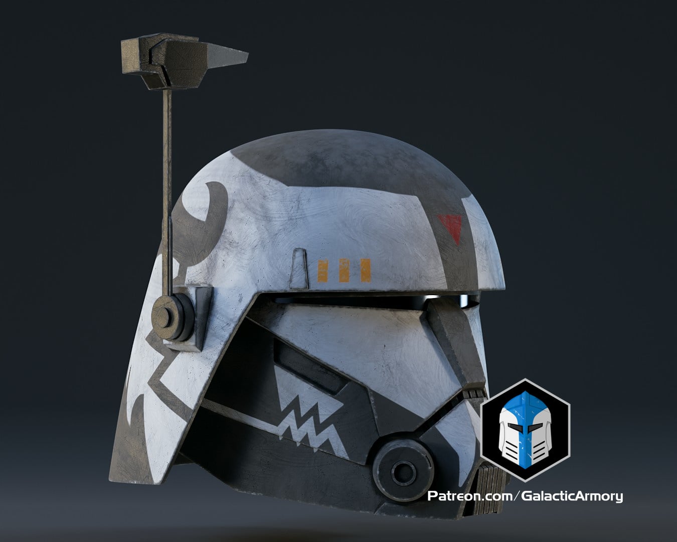 Desert Commander Wolffe Helmet - 3D Print Files 3d model
