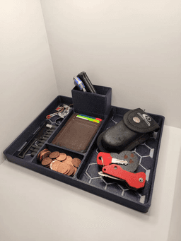 Hex catch-all trays 3d model