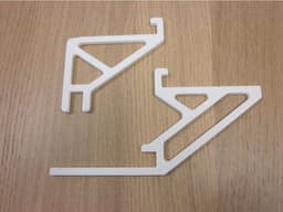 Funko Pop! stadium shelf brackets 3d model