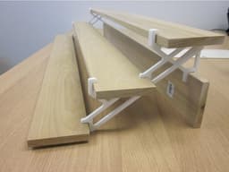 Funko Pop! stadium shelf brackets 3d model