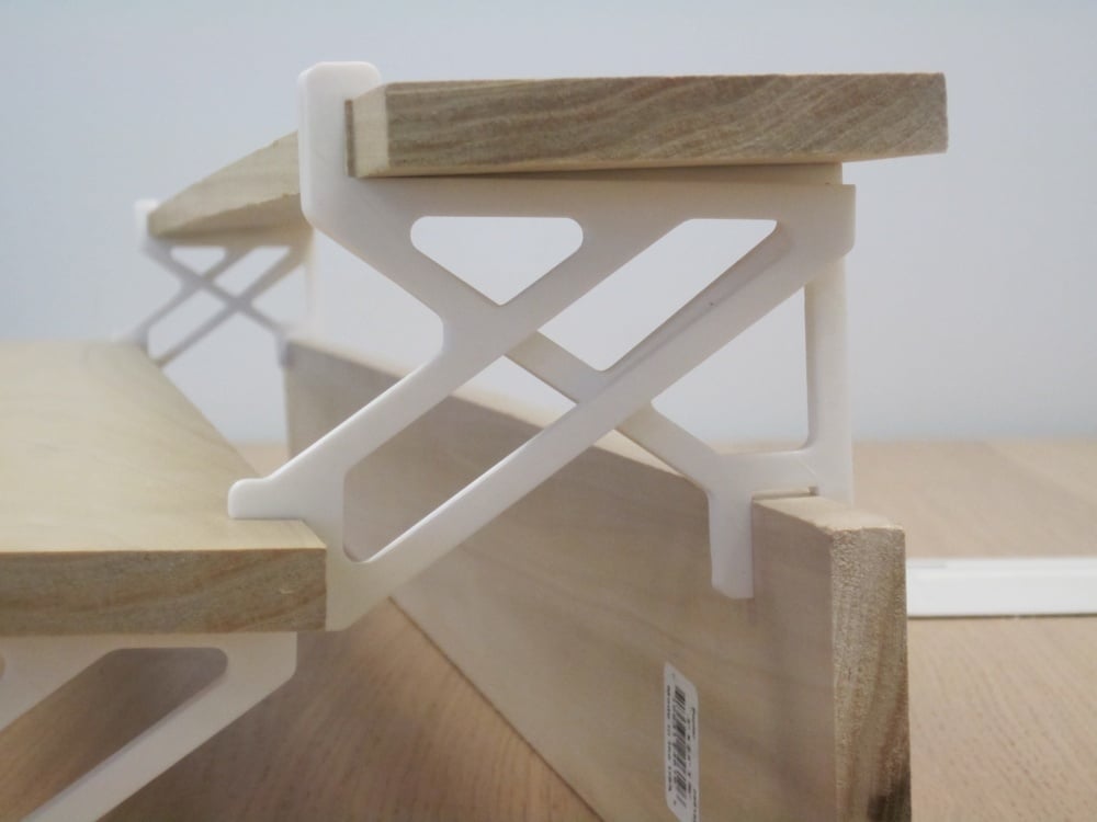 Funko Pop! stadium shelf brackets 3d model