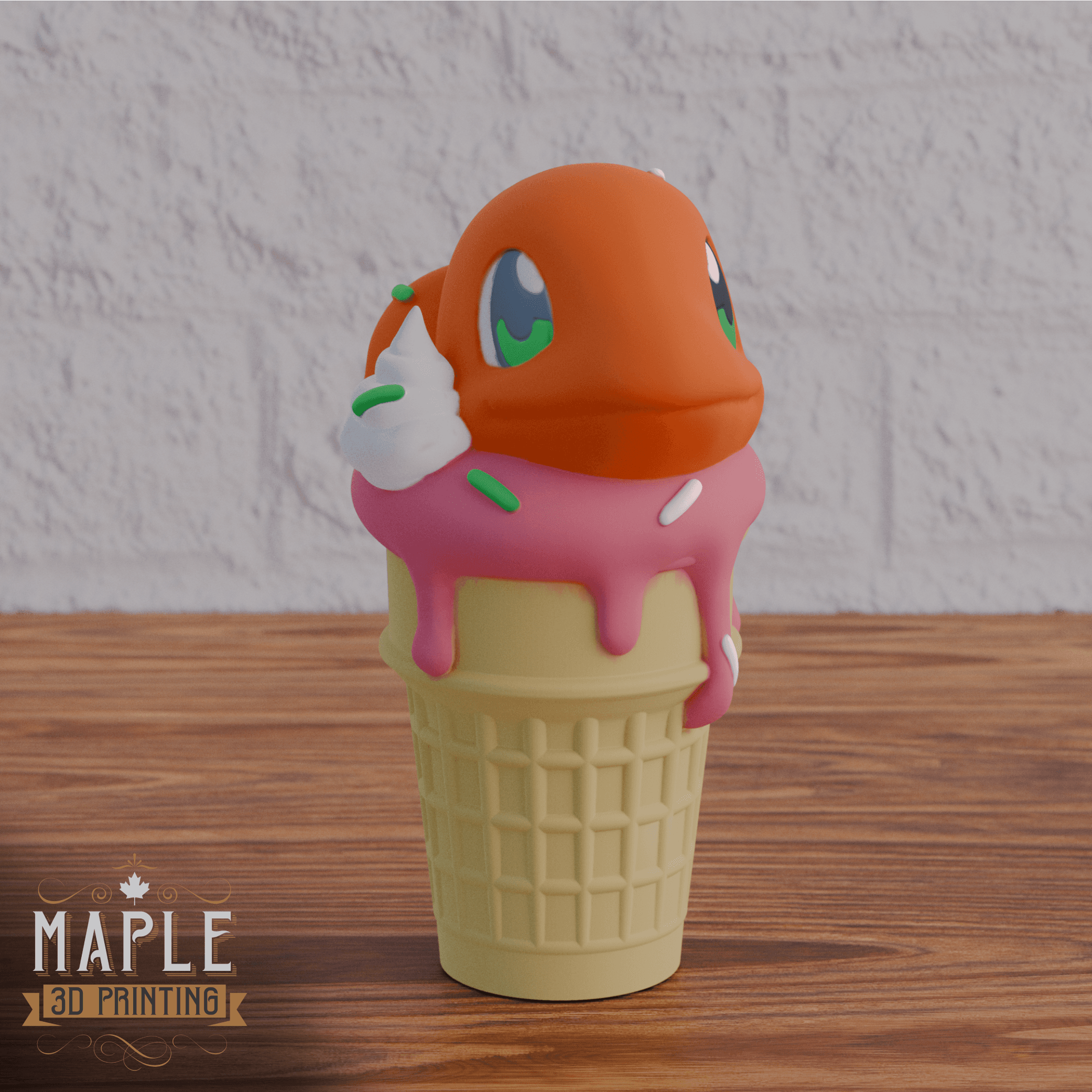 Ice Cream Charmander - Pokemon 3d model