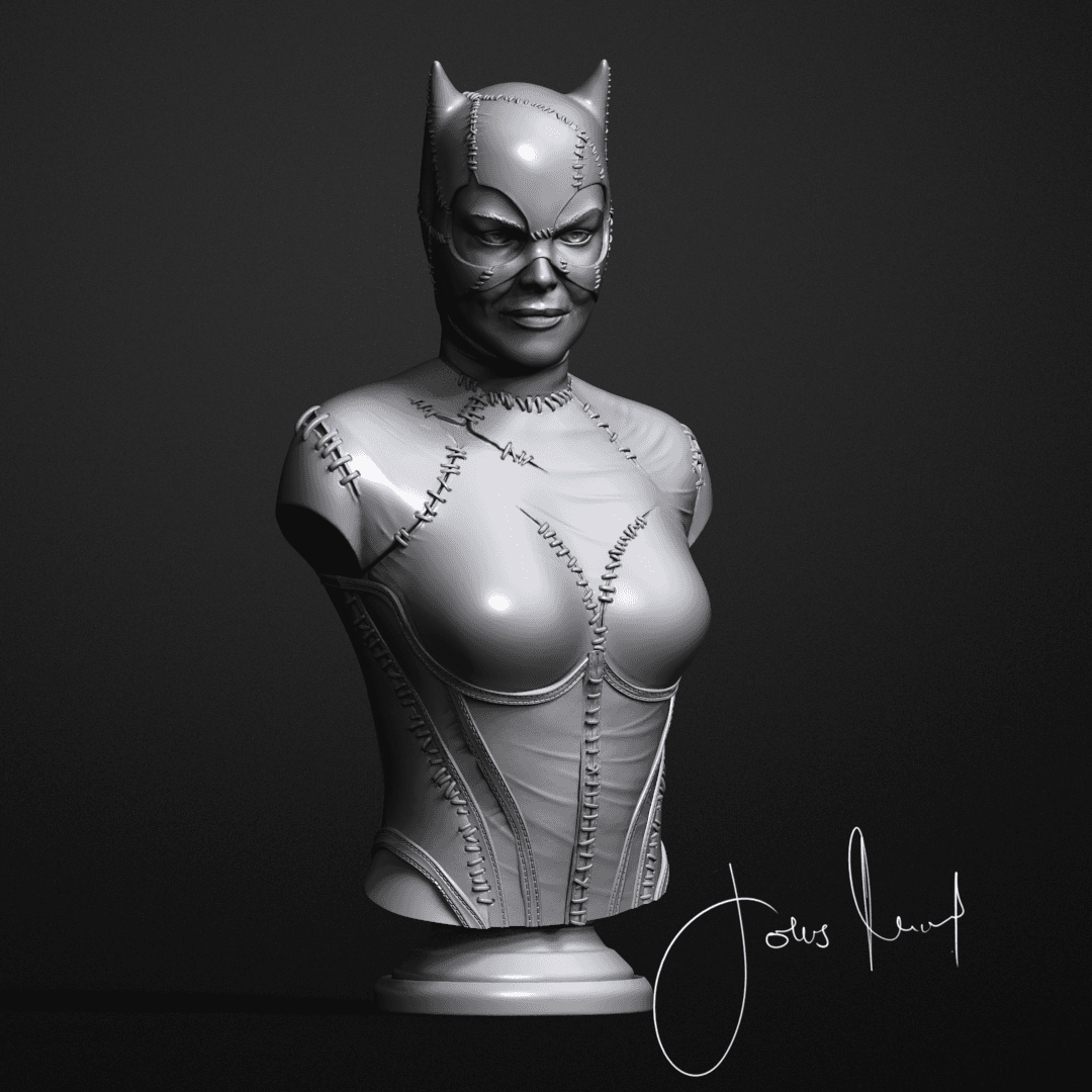 Catwoman (Tim Burton Version) (Pre Supported) 3d model