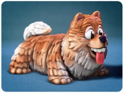 Happy Dogs Pomeranian 3d model