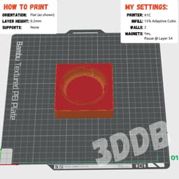 1x1 Planter Square - MagSquares 3d model