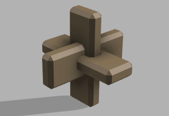 Simple Block Puzzle 3d model