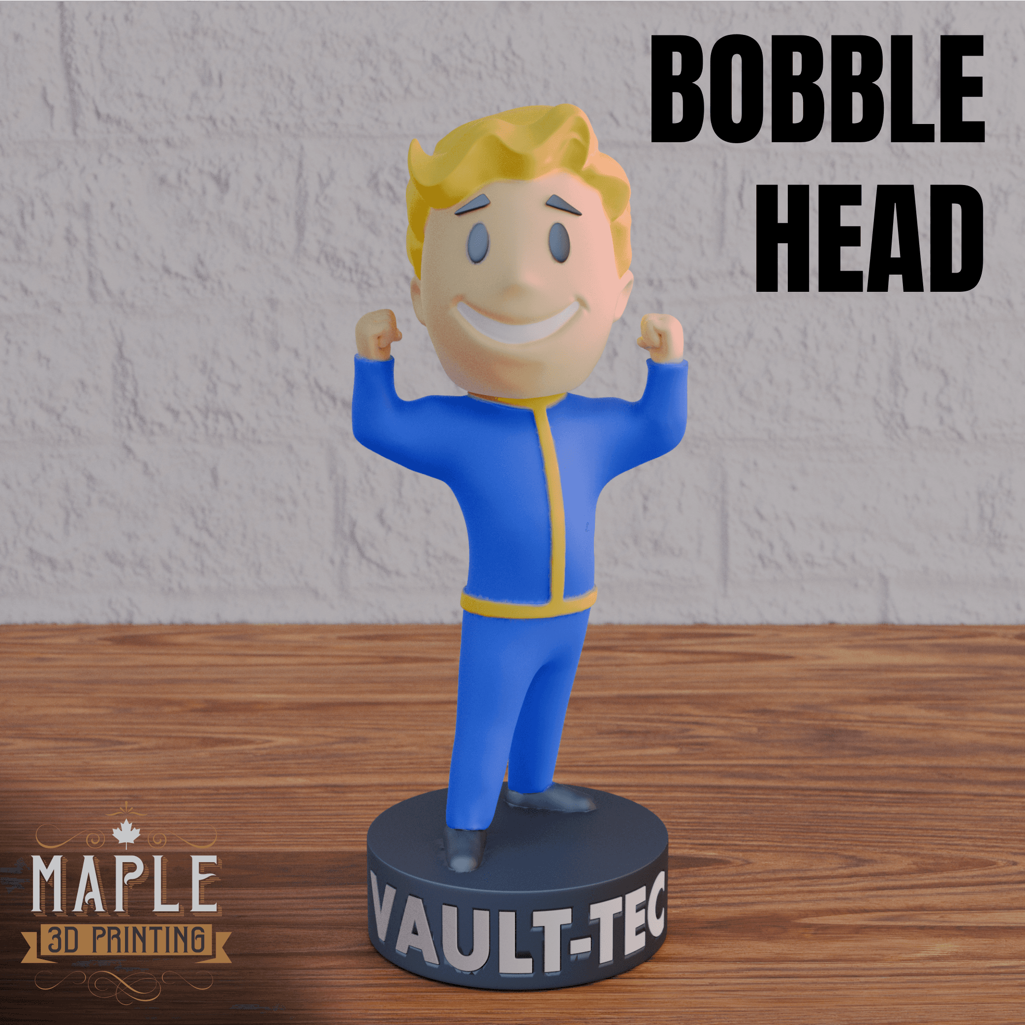 Fallout Bobble Head - Strength 3d model