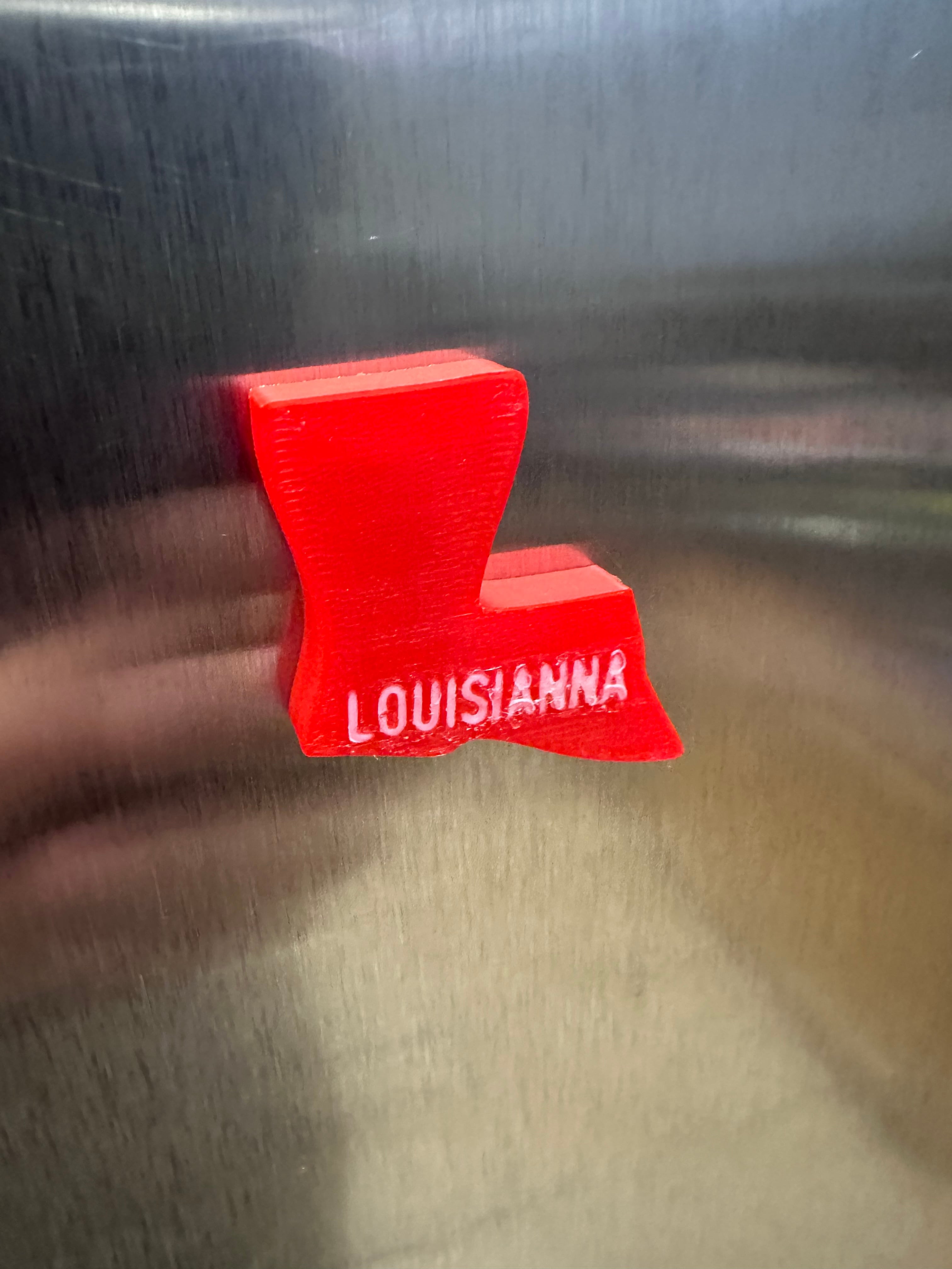 Merica Fridge Magnets - MMU version - LOUISIANNA 3d model