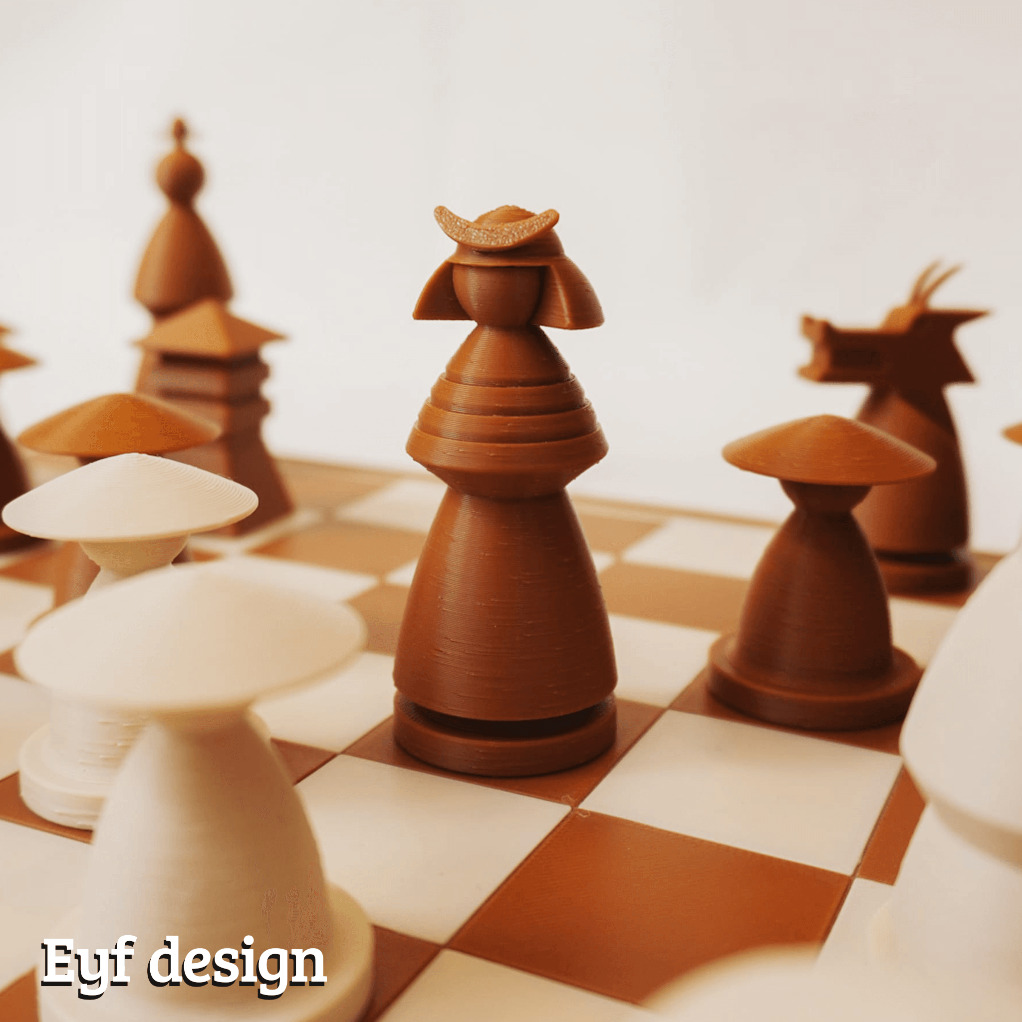 Japanese Chess Set.3mf 3d model
