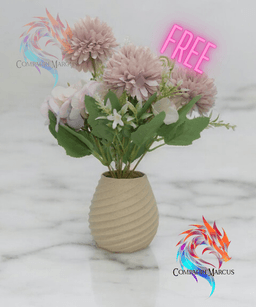Spiral decorative Planter / No supports 3d model
