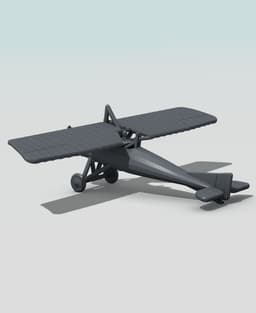 1:144 Morane-Saulnier Type P (French MoS.21) 3d model