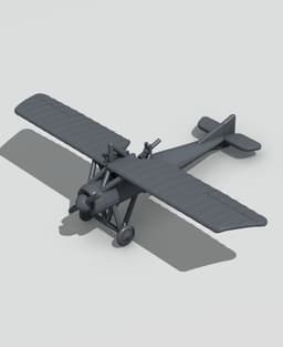 1:144 Morane-Saulnier Type P (French MoS.21) 3d model