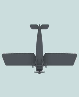 1:144 Morane-Saulnier Type P (French MoS.21) 3d model