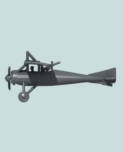 1:144 Morane-Saulnier Type P (French MoS.21) 3d model