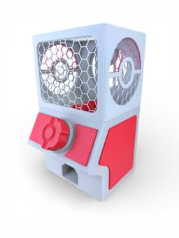 Mini Gacha Machine 3d model
