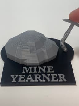 Mine Yearner Pickaxe Fidget Toy 3d model