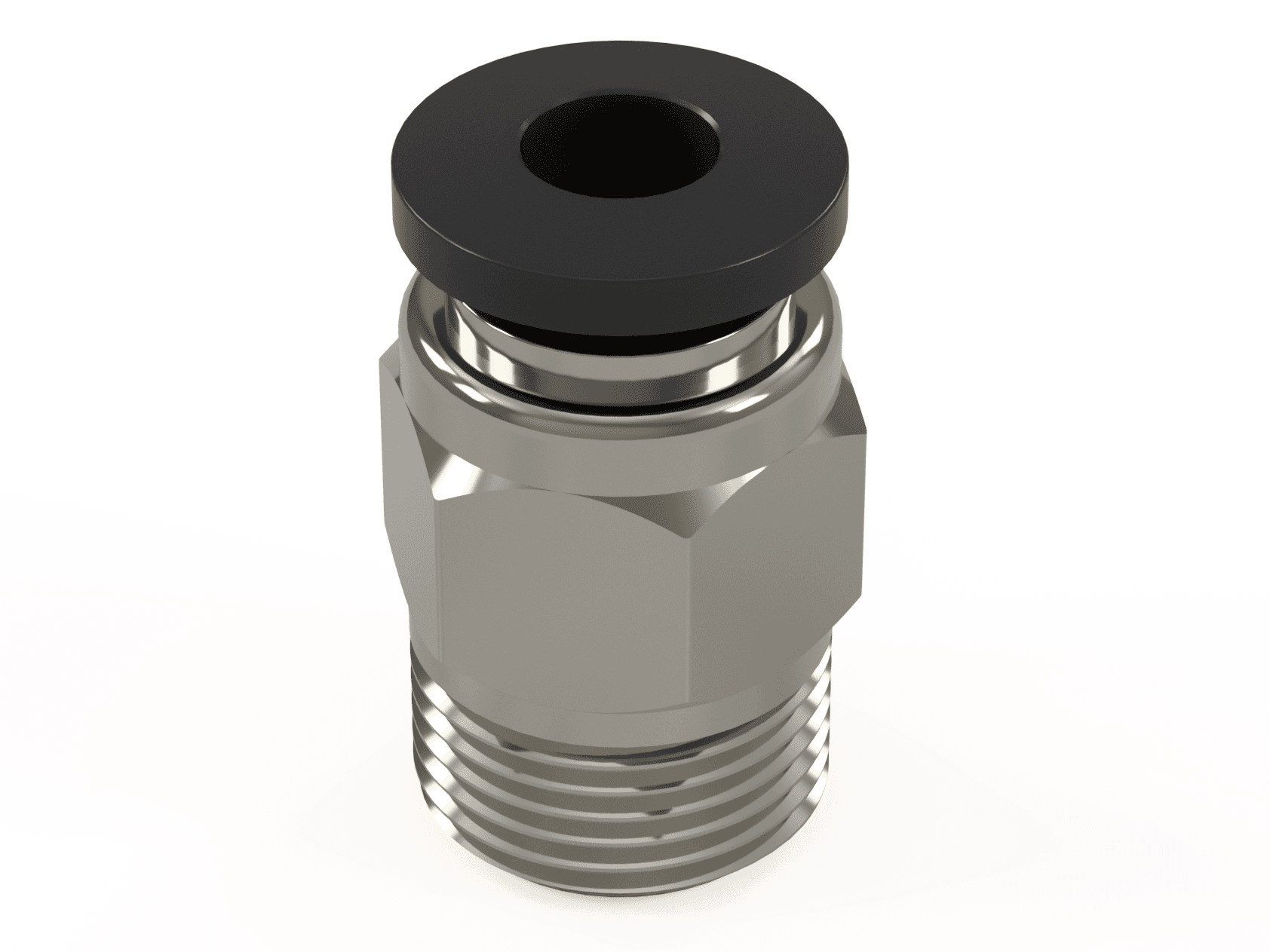PTFE Tube Pneumatic Fitting 3d model