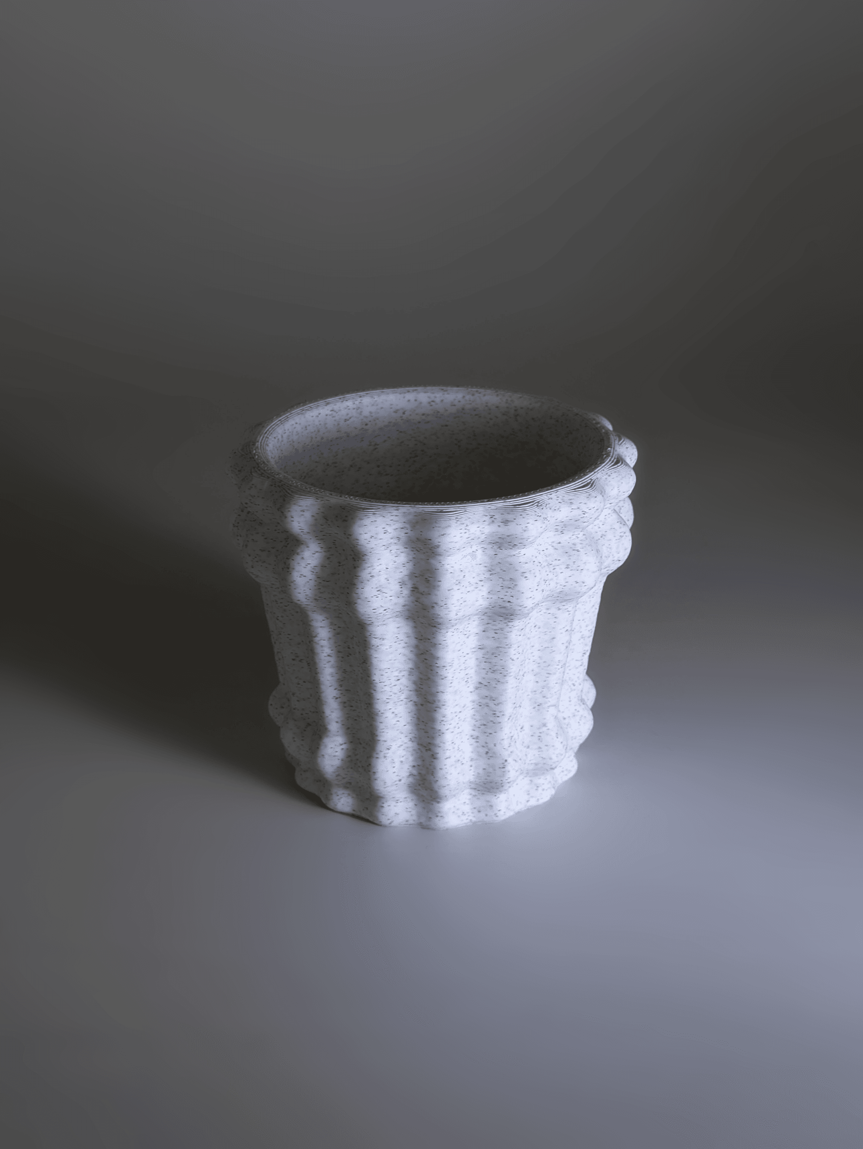Bony Column Vase 3d model