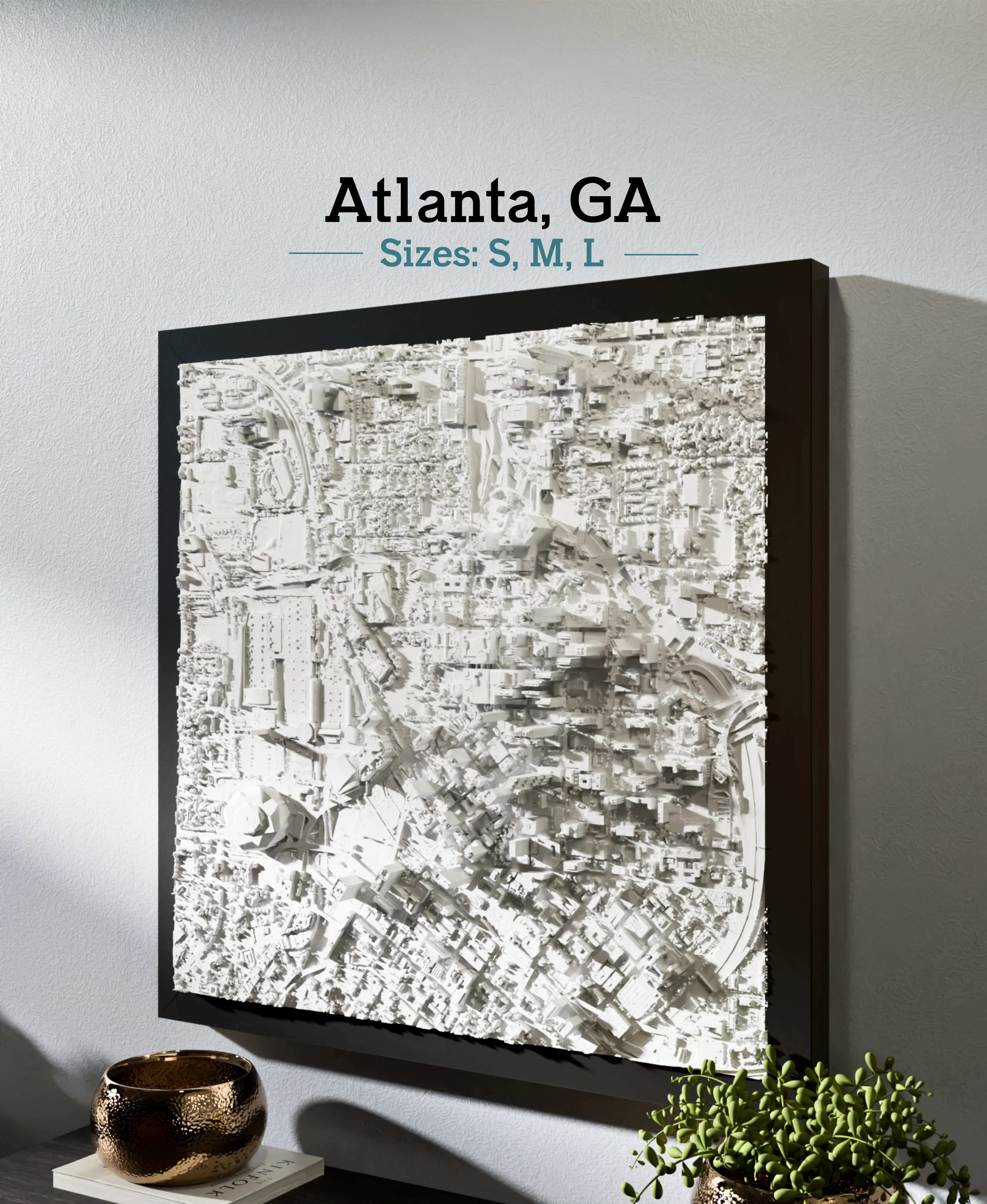 Atlanta, GA - S, M, & L 3d model