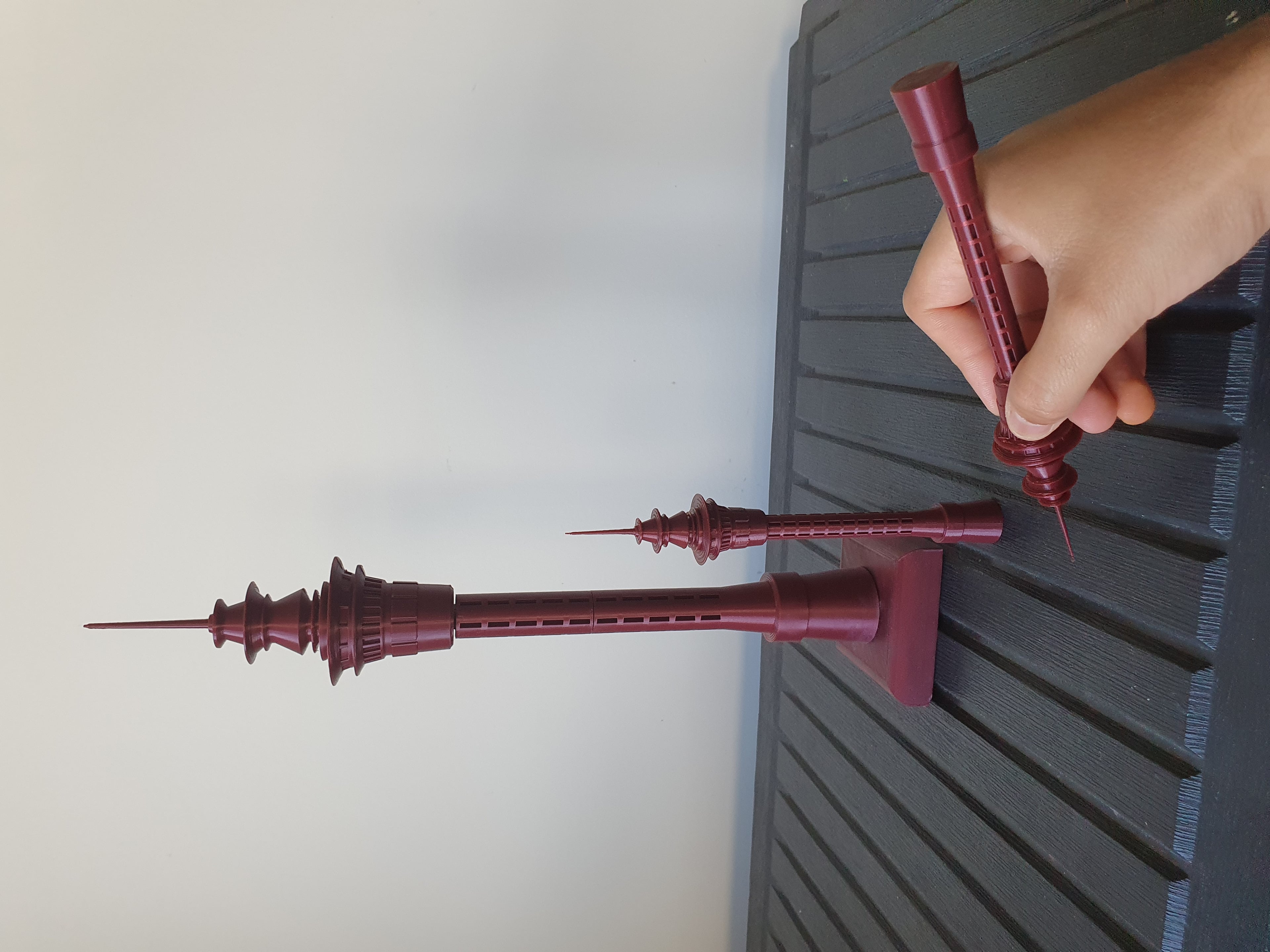 Sky tower top 3d model