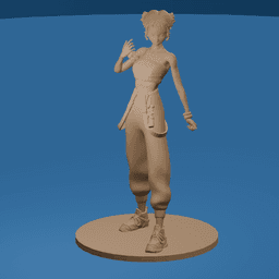 K-Pop Singer Inspired by Zoey v2 3d model