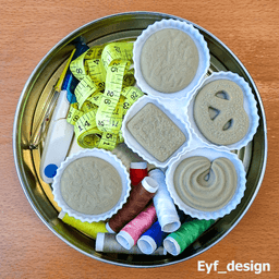 Danish Cookie Sewing Kit 3d model