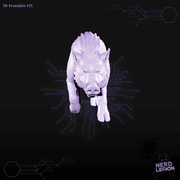 Dire Boar - Dungeons and Dragons 3D Models 3d model