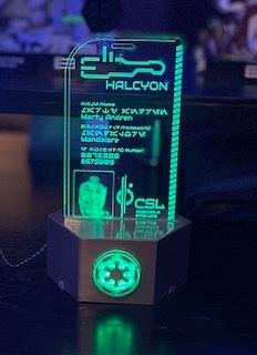 LED Halcyon Passport Display Stand 3d model