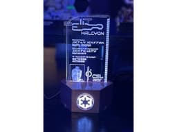 LED Halcyon Passport Display Stand 3d model