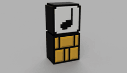Mario 3 Headphone Holder 3d model