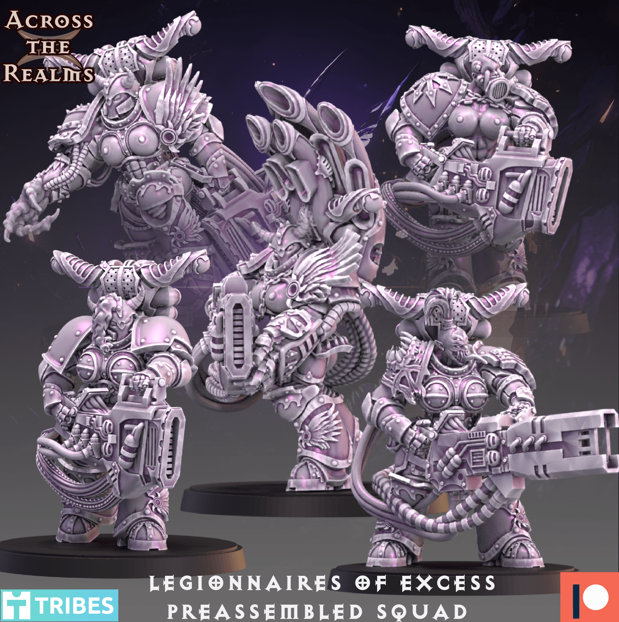 Legionnaires of Excess - Preassembled Squad 3d model