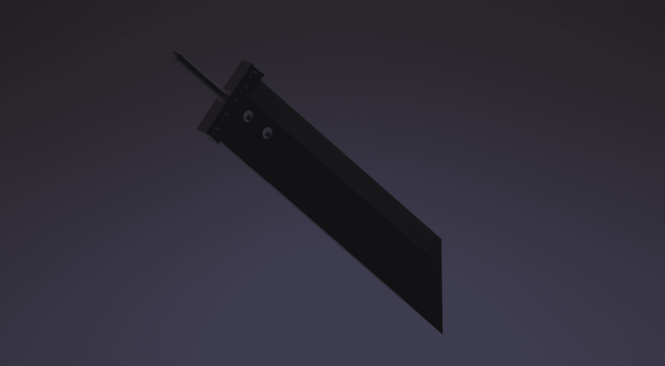 Buster Sword - Full Scale Prop 3d model