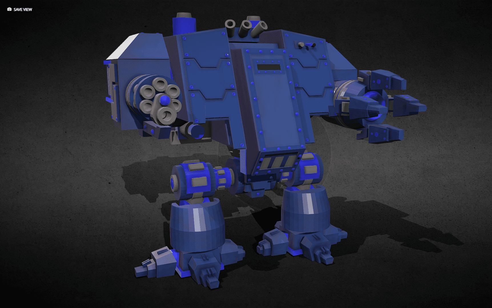 40 K dreadnought 3d model