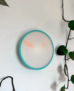 Blurry -The Fading Time Wall Clock 3d model