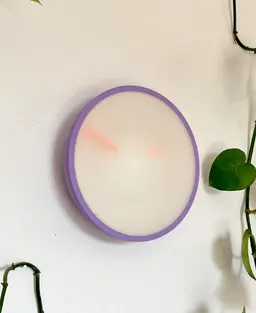 Blurry -The Fading Time Wall Clock 3d model