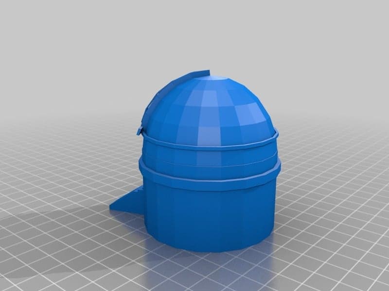 Palomar Observatory 3d model