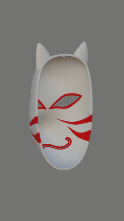 Kitsune Mask Kakashi Anbu Style 3d model