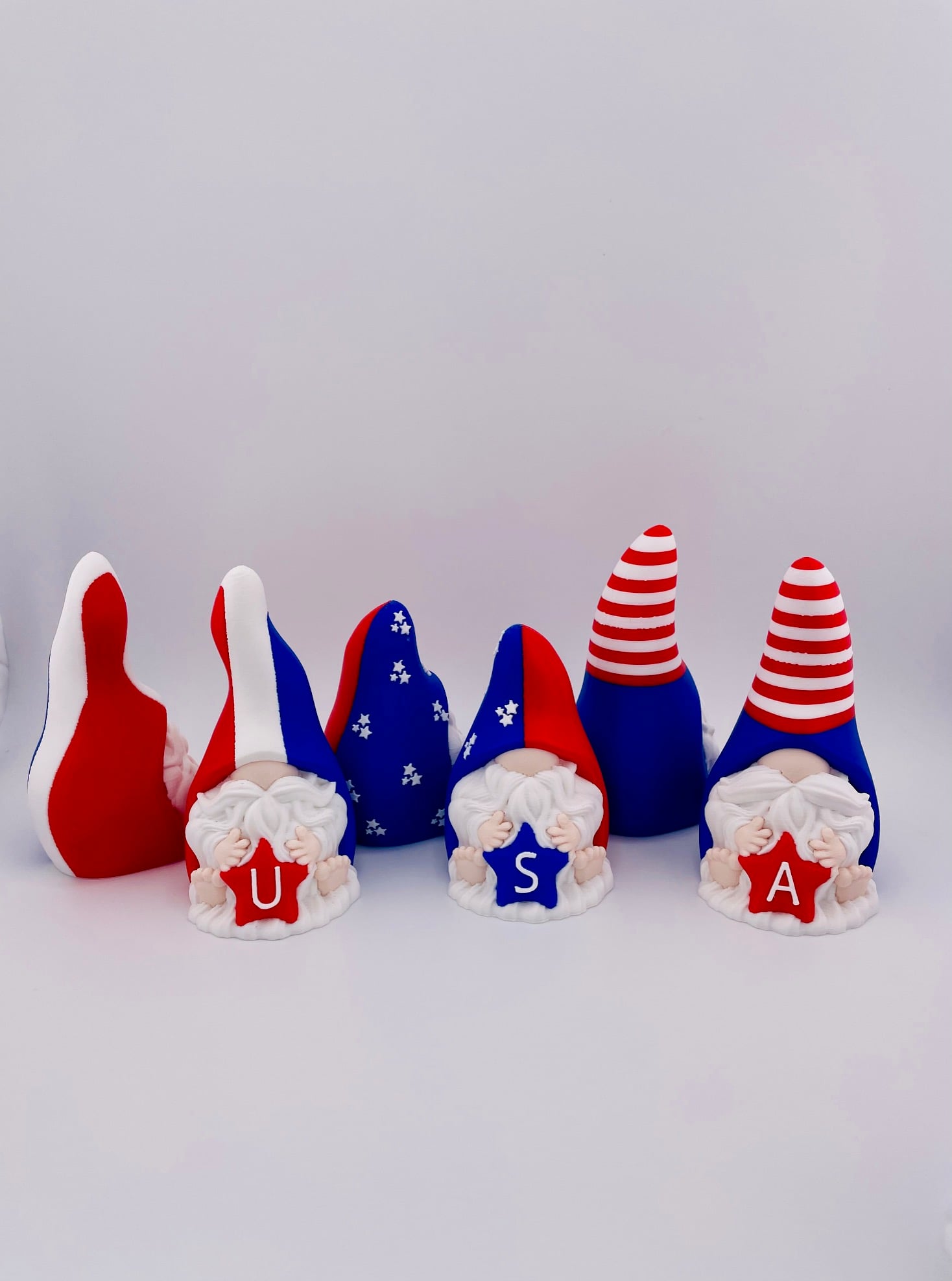 Patriotic Gnomes USA 3d model