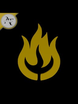 Simple Flame Symbol - 2D Art 3d model